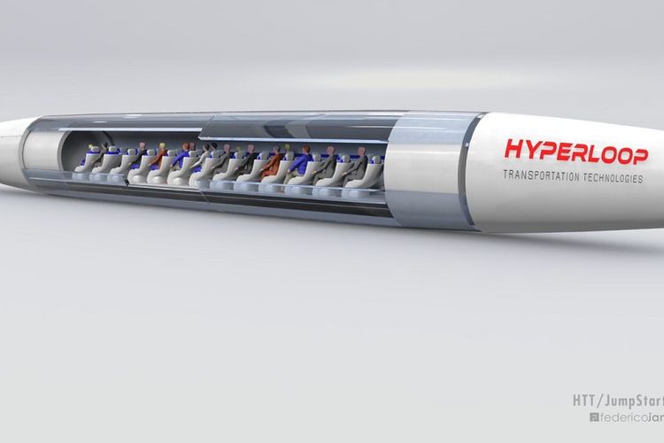 Inilah Gambaran Kehebatan Kereta Hyperloop Pertama di Dunia yang Diuji Coba