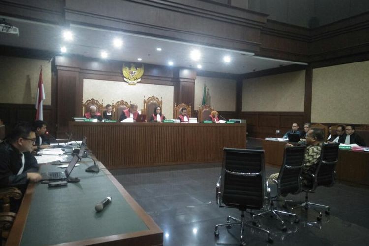 Sidang Pemeriksaan saksi Tubagus Chaeri Wardana Alias Wawan di Pengadilan Negeri Jakarta Pusat, Kamis (6/2/2020)