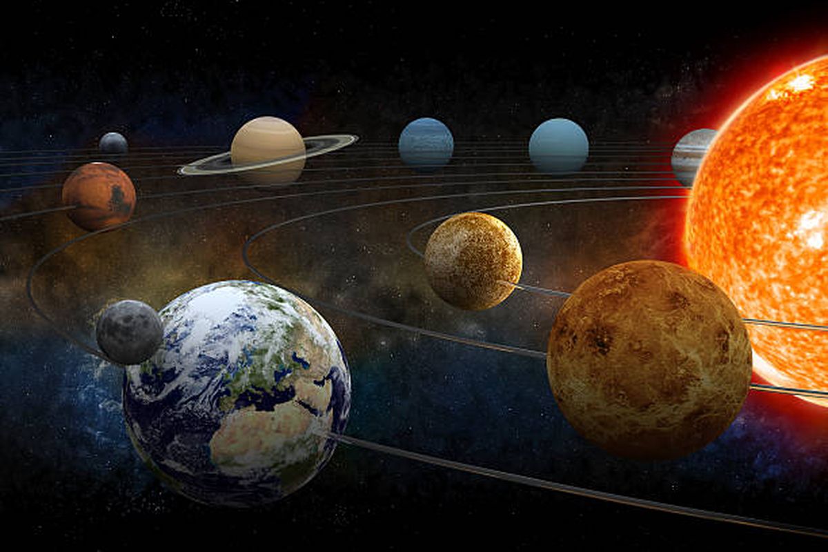 Ilustrasi pengertian dan contoh planet kerdil.