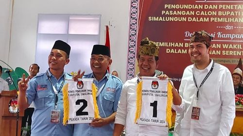 Nomor Urut Pasangan Calon Pilkada Simalungun 2024