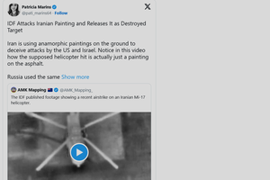 Momen Israel Kena Prank, Klaim Hancurkan Mi-17 Milik Iran yang Ternyata Hanya Lukisan