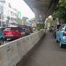 Penghapusan Trotoar dan Jalur Sepeda di Pasar Santa Menindas Pejalan Kaki maupun Pesepeda