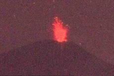 57 Kali Erupsi, Gunung Ile Lewotolok Lontarkan Lava Pijar Sejauh 500 Meter