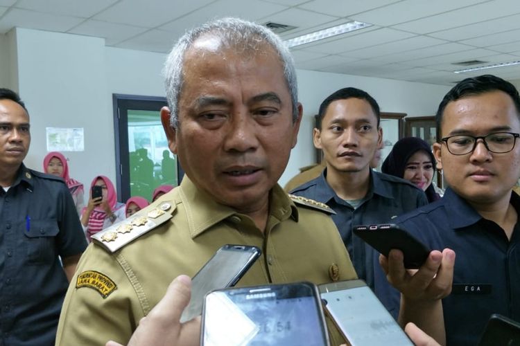 Wali Kota Bekasi, Rahmat Effendi di Kantor Pemerintah Kota Bekasi, Selasa (2/4/2019).