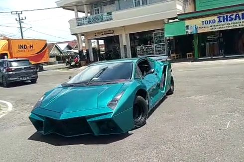  Di Tangan Darmawan, Honda Maestro Disulap Jadi Lamborghini, Material dari Barang Bekas