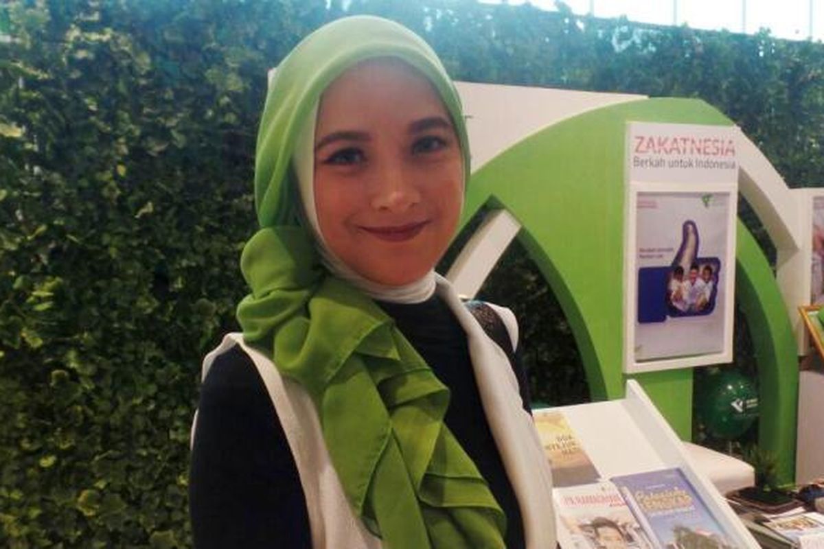 Andhara Early diabadikan dalam sebuah acara di Grand Indonesia, Thamrin, Jakarta Pusat, Sabtu (2/7/2016).