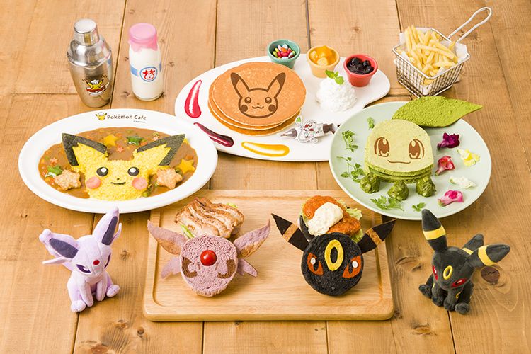 Menu Makanan di Pokemon Cafe