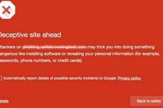 Google Chrome Hindarkan Tipuan Berkedok Tombol 