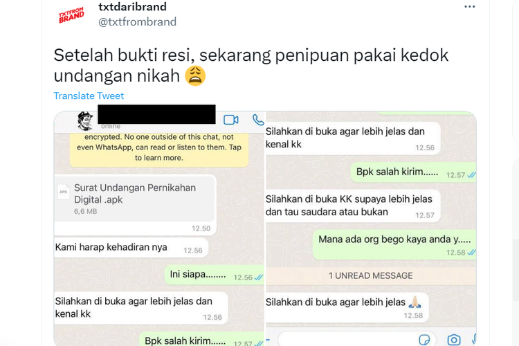 Ramai Soal Penipuan Berkedok Undangan Digital Bagaimana Cara