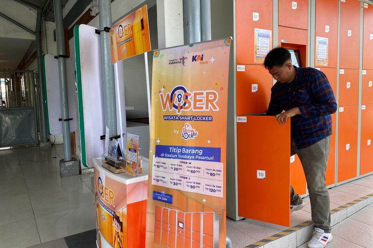 Mau Titip Barang di Stasiun Pasar Turi? Nih Ada Loker Berbasis Digital