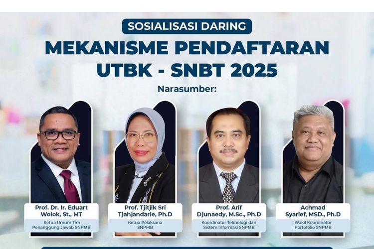 Tayangan live mekanisme UTBK SNBT 2025