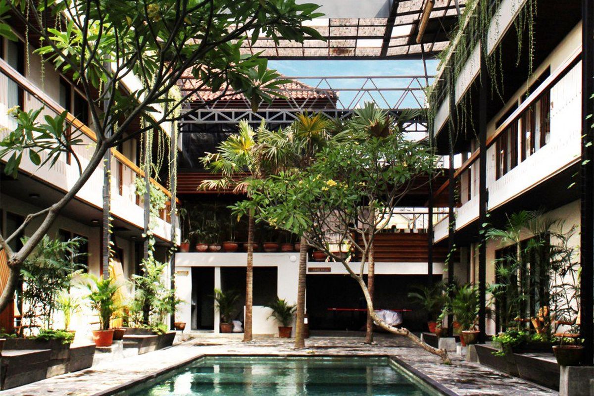 Roam co-living housing di Ubud, Bali.