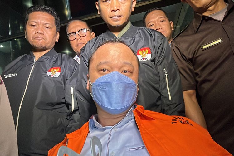 Direktur Utama PT Citra Lampia Mandiri (CLM) Helmut Hermawan saat ditemui di Gedung Merah Putih KPK Jakarta, Kamis (7/12/2023).