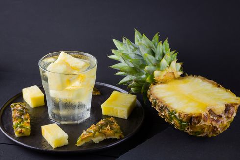 Resep Infused Water Nanas, Bisa untuk Mengatasi Batuk dan Pilek