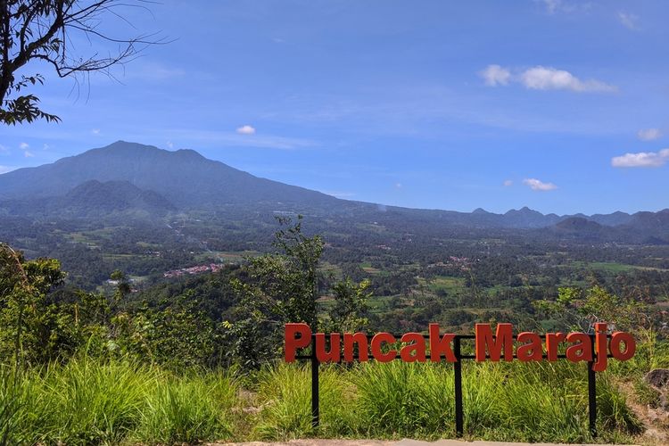 Puncak Marajo, salah satu wisata alam di Kota Payakumbuh yang terkenal