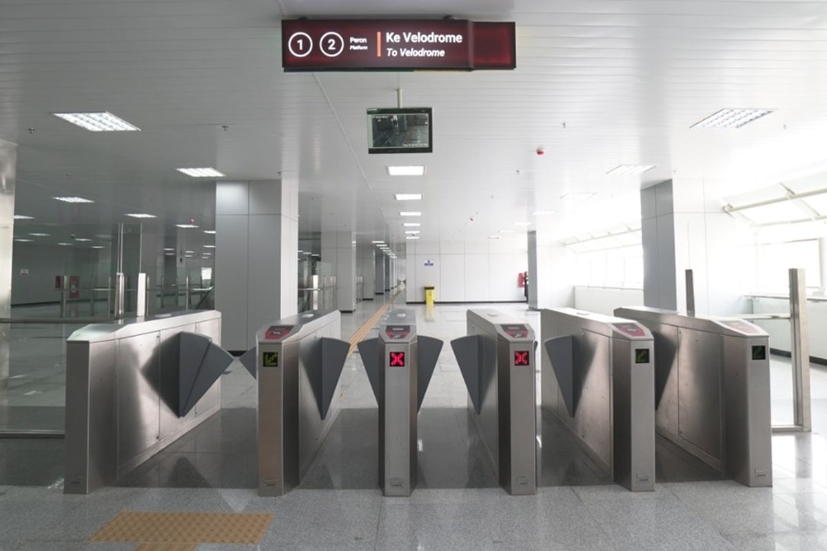 Stasiun LRT Pegangsaan Dua akan resmi beroperasi mulai besok, Jumat (27/9/2019).