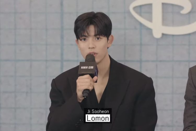 Aktor Korea Selatan Park Solomon atau Lomon dalam virtual konferensi pers global drama Revenge of Other, Selasa (8/11/2022).