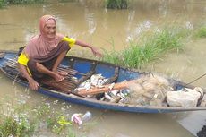 Berkah di Balik Banjir Rokan Hulu, Ikan Melimpah, Warga Panen