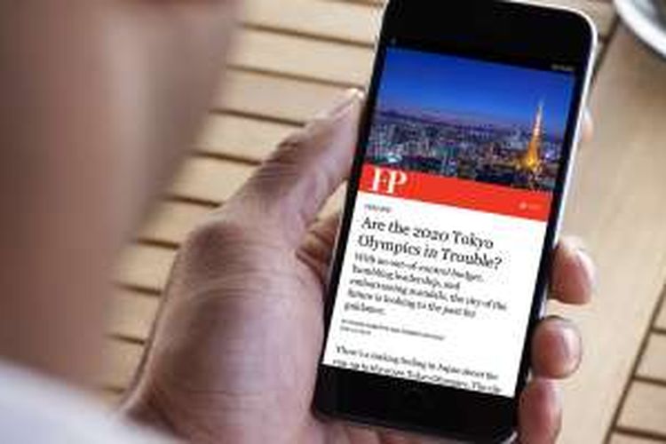 Instant Articles di Facebook mobile.