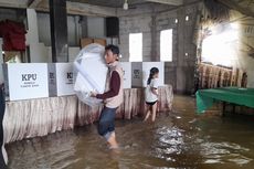 TPS di Tangerang Terendam Banjir, Penghitungan Surat Suara Dipindah ke Rumah Warga