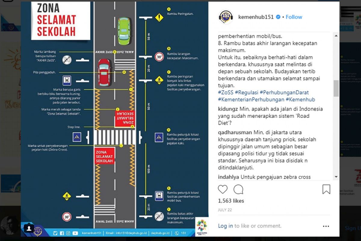 Pakem desain Zona Selamat Sekolah.