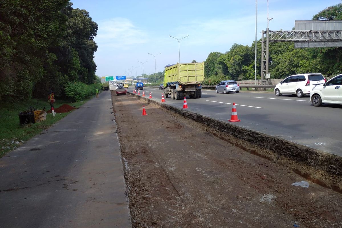 Ilustrasi Jasa Marga lakukan perbaikan jalan tol Jagorawi