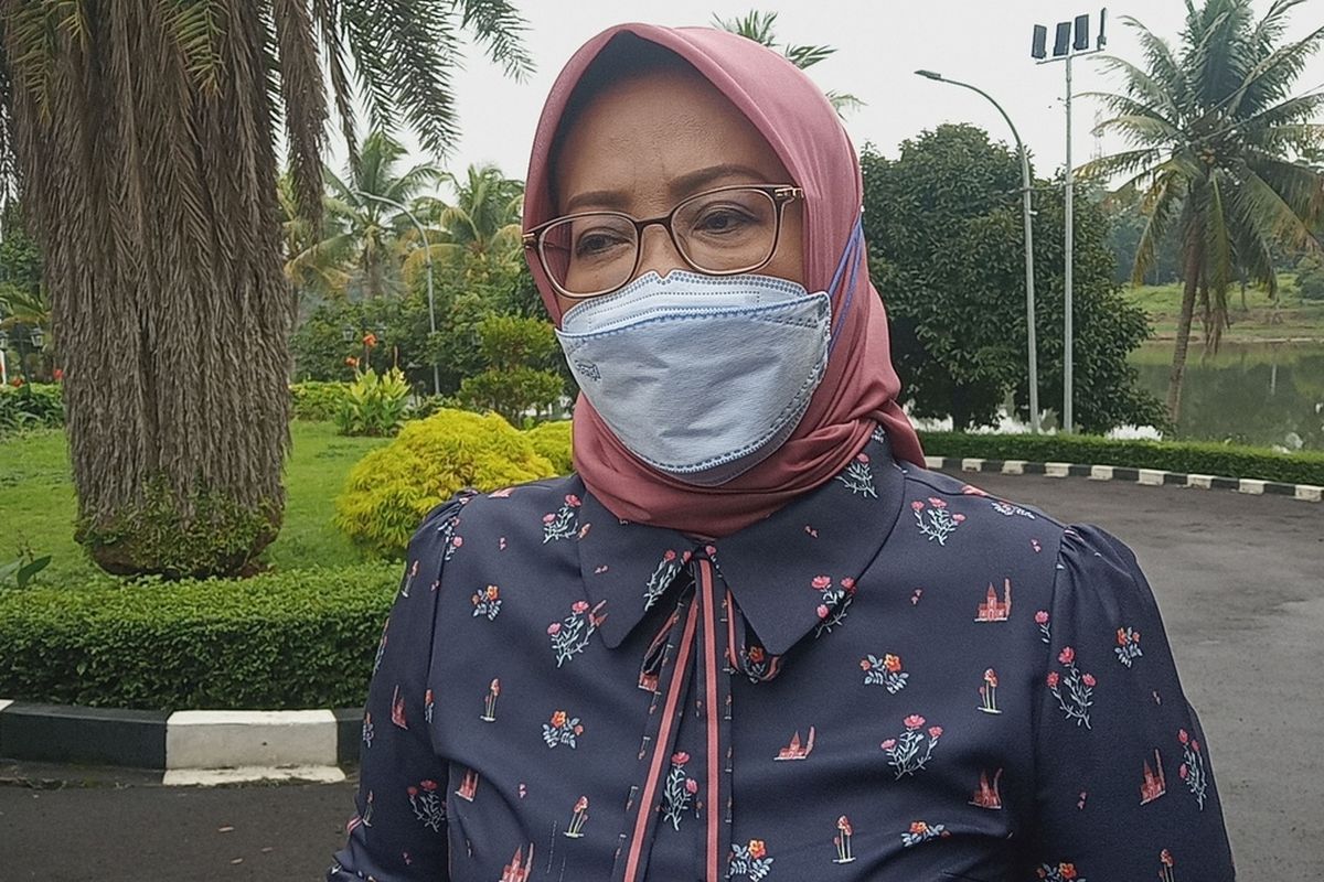 Bupati Bogor Ade Yasin saat ditemui pasca banjir bandang di Puncak Bogor Jawa Barat Selasa (19/1/2021).