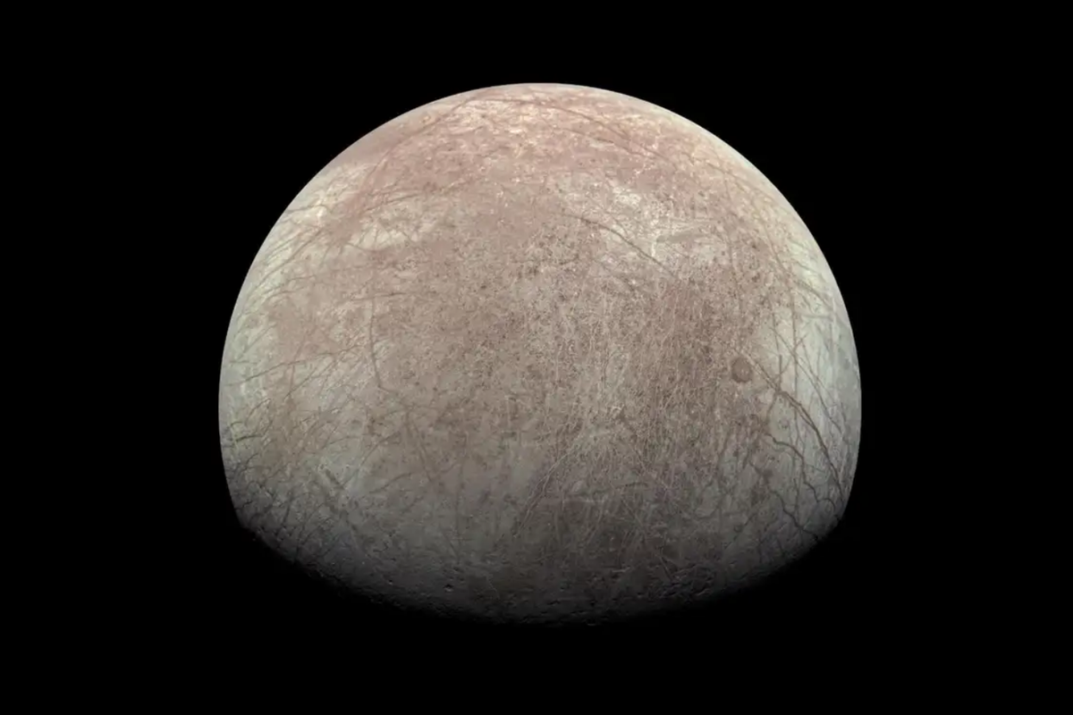 Ilustrasi Europa, salah satu satelit Jupiter