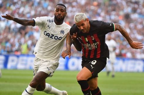Marseille Vs Milan: Diwarnai Kartu Merah, Giroud Cetak Gol, Rossoneri Menang 2-0
