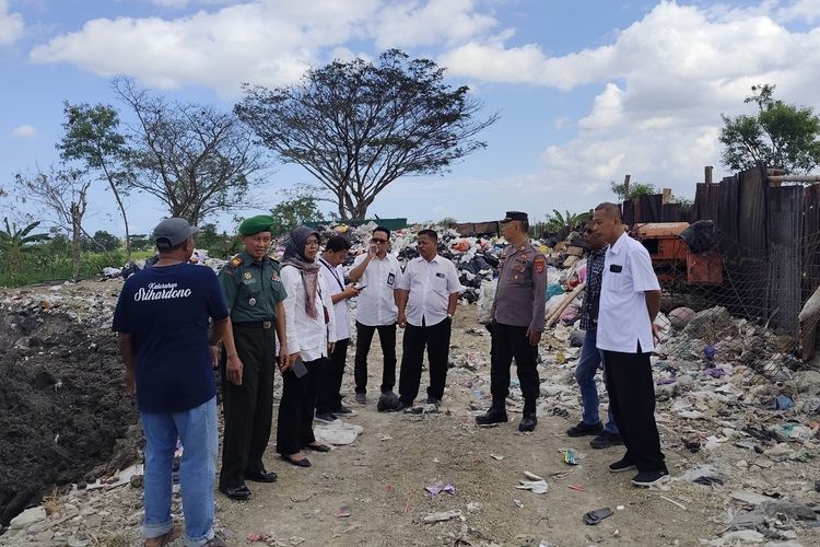 Lokasi tempat pembuangan sampah ilegal di Pundong, Bantul