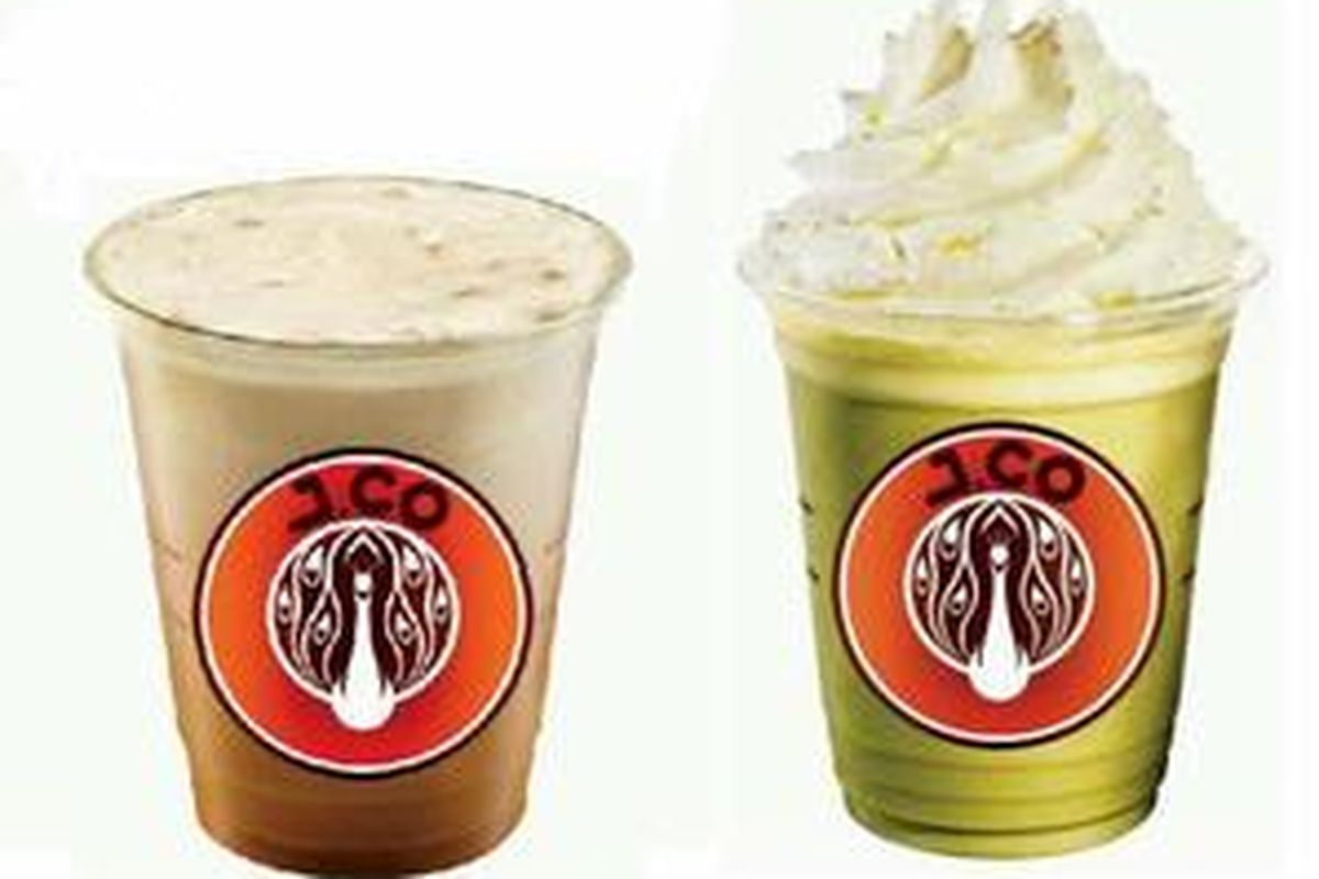 Hazel Berry Latte dan Green Tea Freeze.