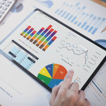 Ilustrasi keuangan, keuangan perusahaan.