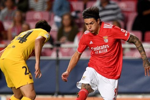 Benfica Vs Barcelona - Gol Cepat Nunez Kejutkan El Barca, Si Elang Unggul 1-0 di Babak Pertama