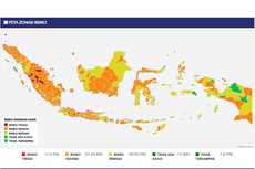 Daftar Lengkap Zona Merah Covid-19 di Wilayah Jawa dan Sumatera