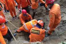 Tim SAR Kembali Temukan 1 Korban Longsor akibat Gempa di Lombok Utara