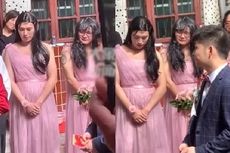 Ada yang Tak Biasa dengan Pengiring Pengantin Perempuan Ini, Bisa Anda Tebak?