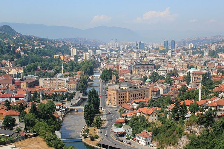 Sarajevo, ibu kota Bosnia-Herzegovina.