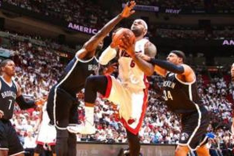 LebRon James menjadi penghasil poin terbanyak Miami Heat