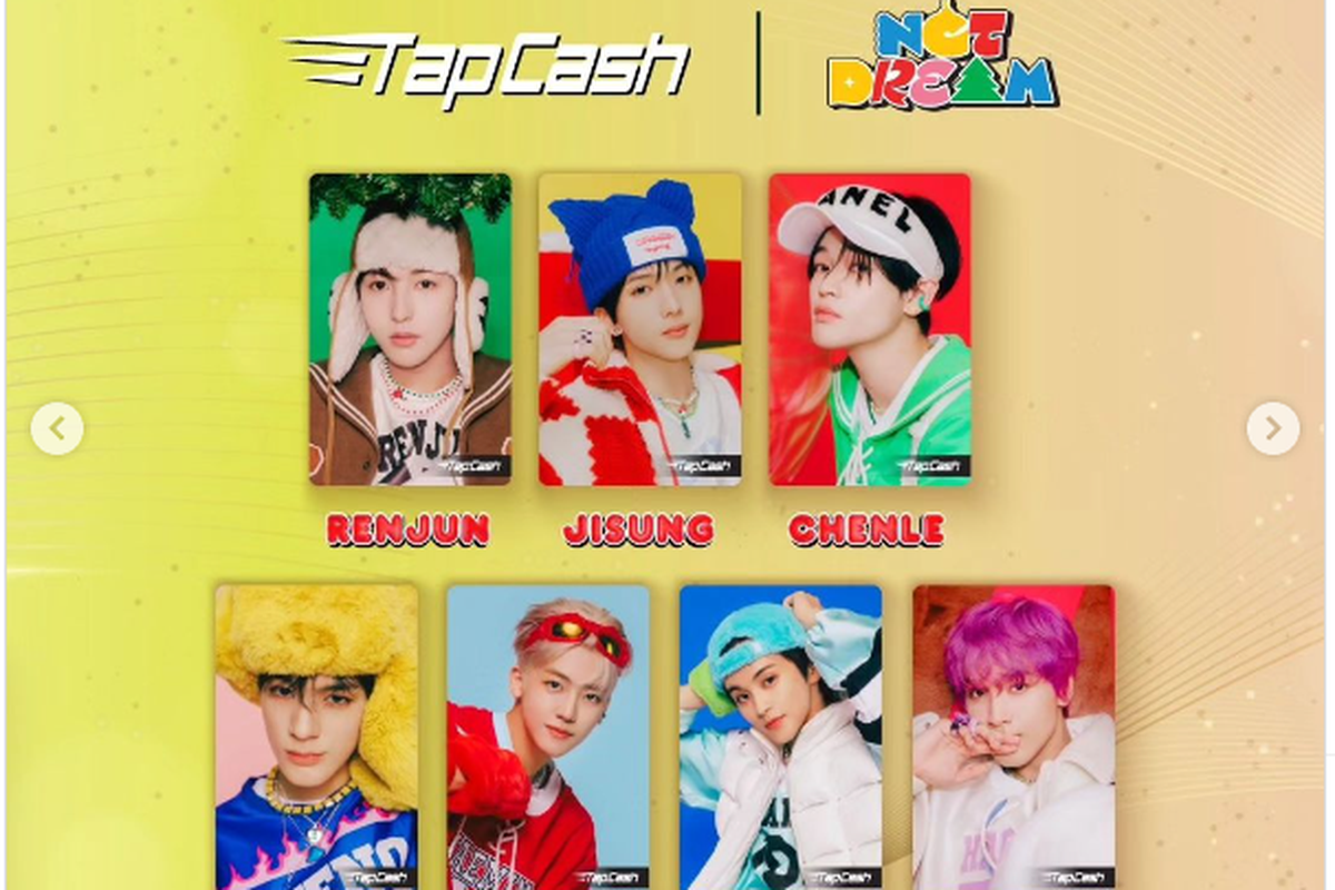 BNI rilis kartu TapCash edisi NCT Dream Candy pada 1 Juli 2023.