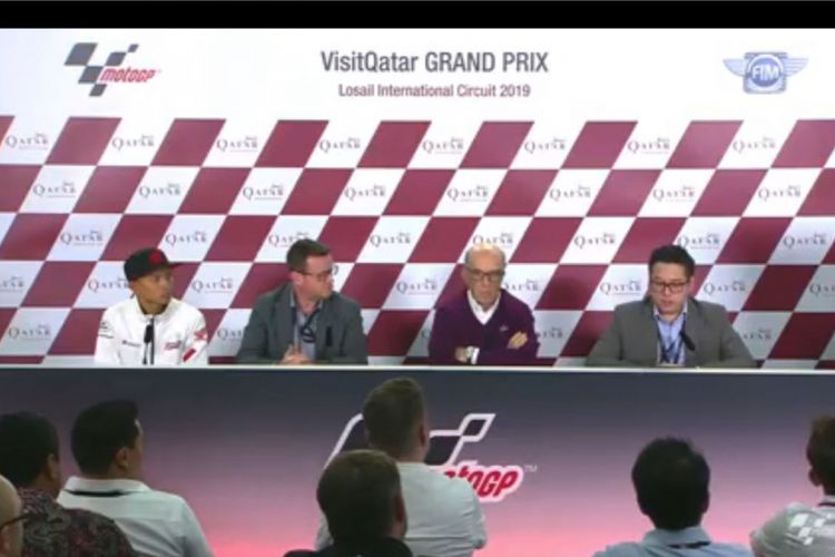 Proyek MotoGP Indonesia secara resmi dikenalkan di Qatar