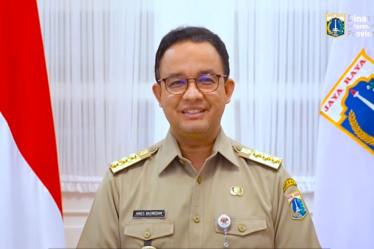 Tangkapan layar video Gubernur DKI Jakarta Anies Baswedan mengucapkan selamat Natal bagi umat kristiani, Jumat (25/12/2020)