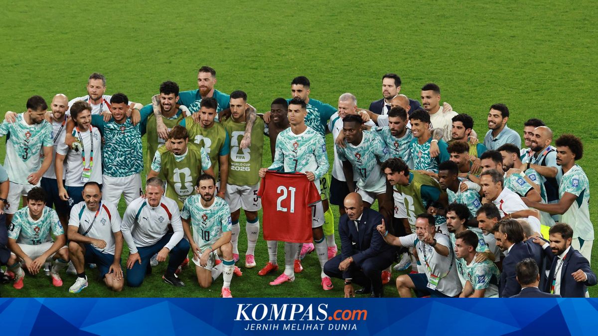 Portugal ke 16 Besar, Cristiano Ronaldo: Kami Menang untuk Diogo Jota