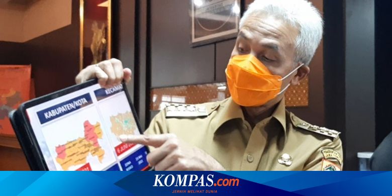 8 Daerah di Jateng Zona Merah Covid-19, Ganjar Minta Daerah Berdekatan Siap-siap - Vimarsana News