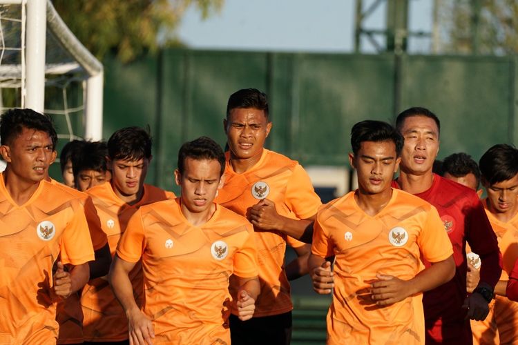 Pemain timnas Indonesia menjalani pemusatan latihan di Turki.
