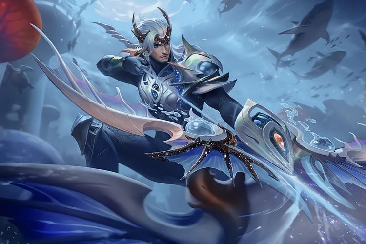 Ilustrasi hero Yi Sun-Shin di MLBB.