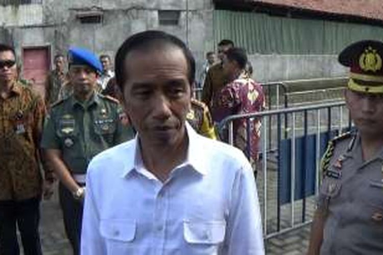 Presiden Joko Widodo di Solo, Jumat (8/7/2016)