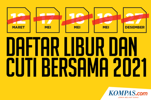 Cuti Bersama Natal 2021 Dicabut, Ini Daftar Hari Libur Nasional Terbaru