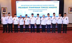 Lantik Pejabat Tinggi Madya, Menaker Ingatkan Mereka soal Sinergi untuk Kemajuan Ketenagakerjaan