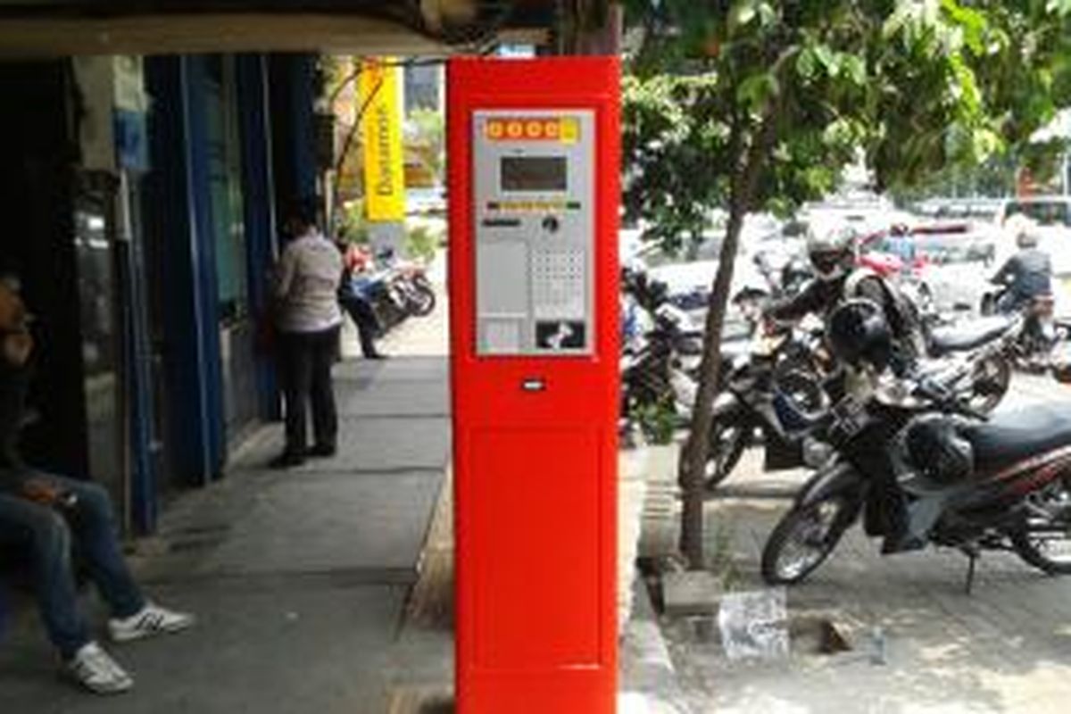 Meteran parkir di Jalan Sabang, Jakarta Pusat.