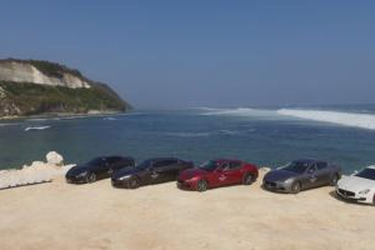 Jajaran produk Maserati yang dijual di Indonesia.